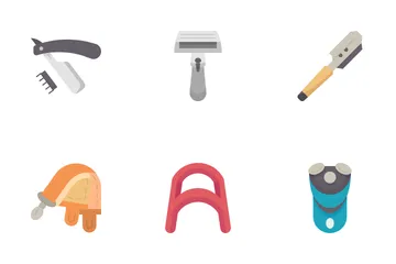 Shaving Supplies Icon Pack