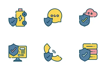 Shield Protection Icon Pack