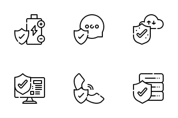 Shield Protection Icon Pack