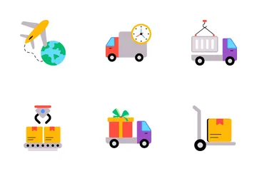 Shipping And Delivery Icon Pack