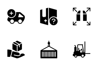 Shipping And Delivery  Icon Pack