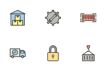 Shipping And Delivery Icon Pack