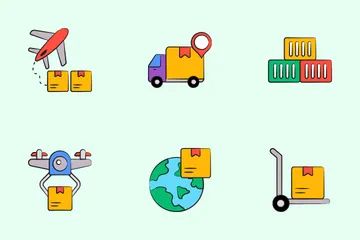 Shipping And Delivery Icon Pack