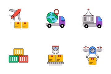 Shipping And Delivery Icon Pack