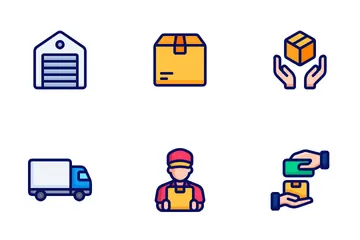 Shipping And Delivery Icon Pack