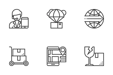 Shipping And Delivery Icon Pack