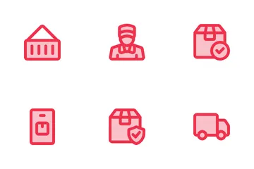 Shipping And Delivery Icon Pack