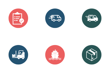 Shipping And Logistics Icon Pack
