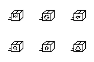 Shipping Box Icon Pack
