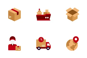 Shipping Delivery Icon Pack