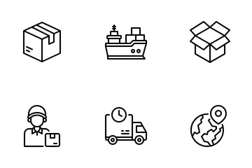 Shipping Delivery Icon Pack