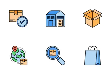 Shipping Delivery Icon Pack