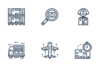 Shipping & Logistics Icon Pack