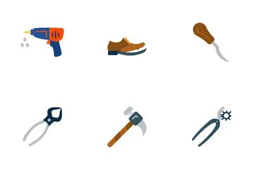 Shoes Repair Icon Pack