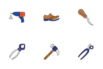 Shoes Repair Icon Pack