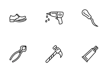 Shoes Repair Icon Pack