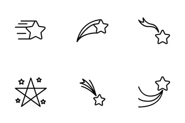 Shooting Star Icon Pack