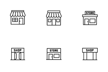 Shop Line Icon Pack