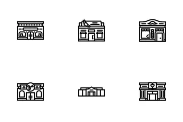 Shop Store Retail Purchase Sale Icon Pack