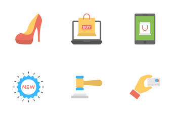 Shopping And Commerce 4 Icon Pack