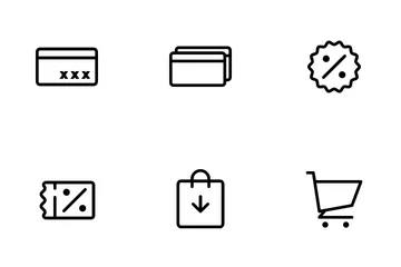 Shopping And E-Commerce Collection Icon Pack