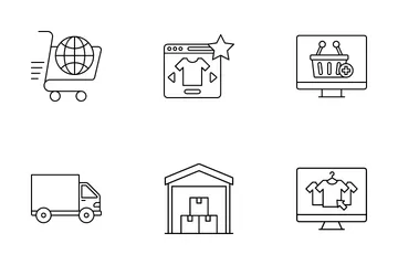 Shopping And E-commerce Icon Pack