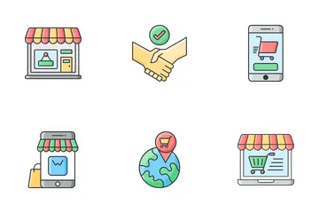 Shopping And E-commerce Icon Pack