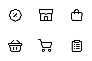 Shopping And E-commerce Icon Pack