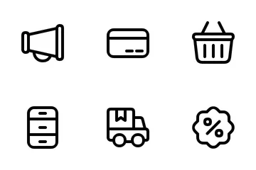 Shopping And E-Commerce UI Icon Pack