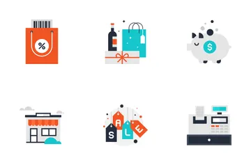 Shopping And Ecommerce  Icon Pack
