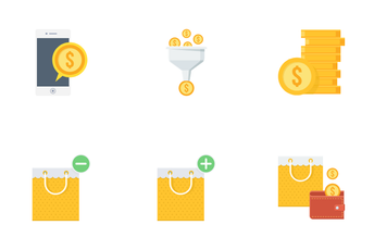 Shopping And Financial Part 3 Icon Pack