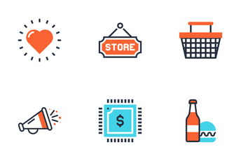  Shopping And Retail Vol 1 Icon Pack