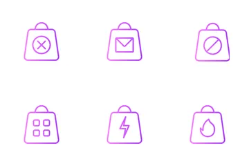 Shopping Bag Icon Pack