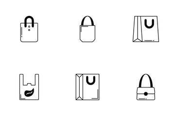 Shopping Bag Icon Pack