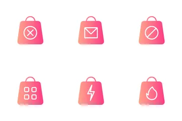 Shopping Bag Icon Pack