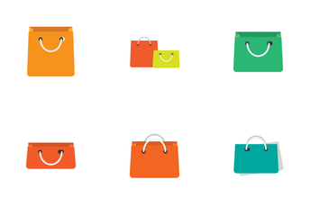 Shopping Bags Icon Pack