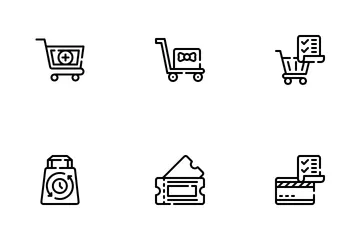 Shopping Cart & Checkout Icon Pack