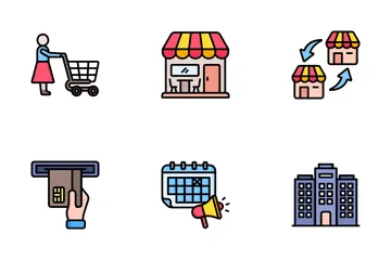 Shopping Center Icon Pack