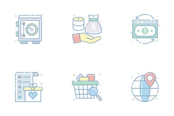 Shopping E-commerce Icon Pack