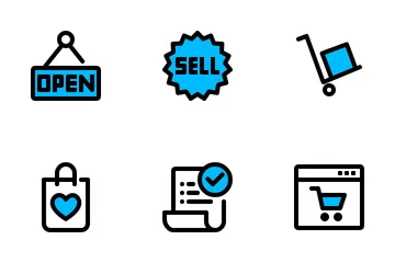 Shopping & E-commerce 6 Icon Pack