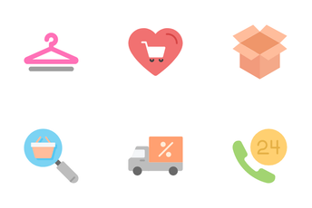 Shopping & E-Commerce - Vol 1 Icon Pack