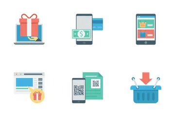 Acquisti ed e-commerce Vol 3 Icon Pack