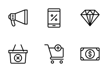 Shopping & Ecommerce Icon Pack