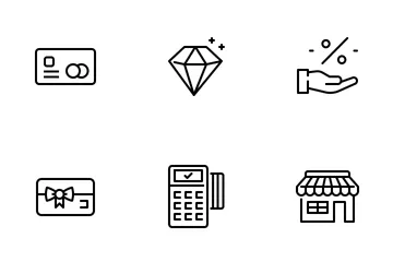 Shopping Essentials Icon Pack