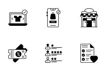 Achats et commerce électronique Pack d'Icônes