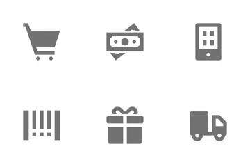 Shopping et vente au détail Pack d'Icônes