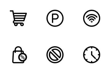 Shopping Mall Icon Pack