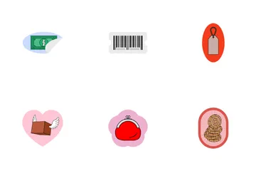 Shopping Stickers Icon Pack