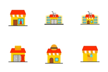 Shops And Stores Icon Pack
