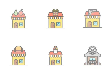 Shops And Stores Icon Pack